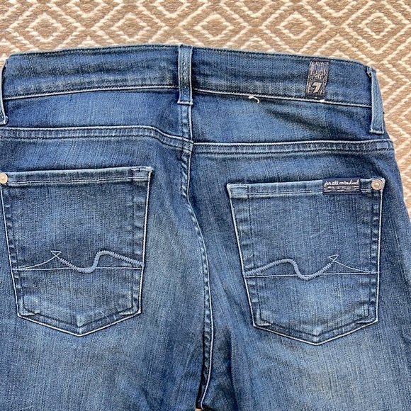 7 for all mankind Rozie slim high rise jeans sz 27 - Picture 3 of 7